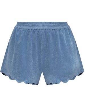 Marysia Swim Bellini スカラップヘム ショートパンツ - ブルー