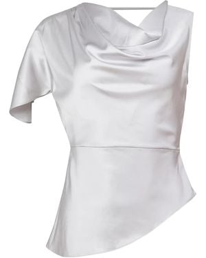 Fleur du Mal Asymmetrical Top - White