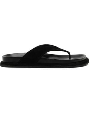 Senso Devon Flat Sandals - Black