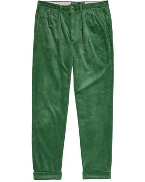 Polo Ralph Lauren Pleated Cuffed Pants - Green
