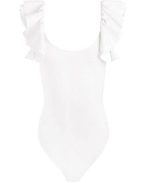 Alice + Olivia Tawny Bodysuit - White