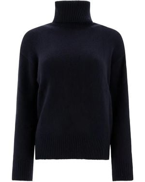 Ines De La Fressange Paris Ribbed Turtleneck Sweater - Blue