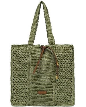 Gianni Chiarini Nefeli Woven Tote Bag - Green