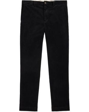 Polo Ralph Lauren Corduroy Straight-Leg Trousers - Black