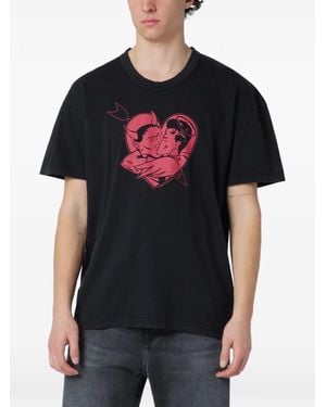 Our Legacy Loose Print-Detail T-Shirt - Black