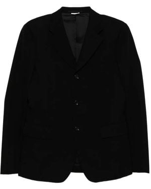 Comme des Garçons Single-Breasted Blazer - Black