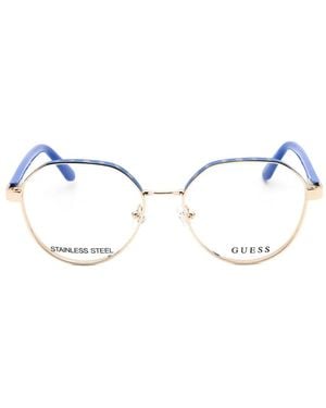 Guess Gafas Con Montura Geométrica - Blanco
