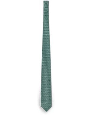 Ferragamo Silk Tie - Blue