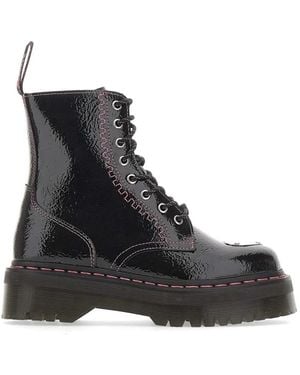 Dr. Martens Jadon Tp Heart-Plaque Platform Boots - Black