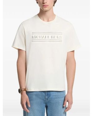 Michael Kors Graphic Logo Cotton Jersey T-Shirt - White