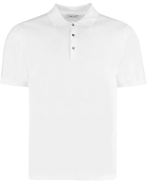 THE (Alphabet) Poloshirt mit Knopfleiste - Weiß