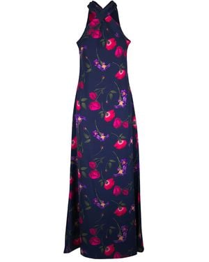 Sachin & Babi Laurant フローラル マキシドレス - ブルー