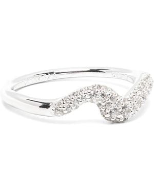 Missoma Molten Stacking Ring - White
