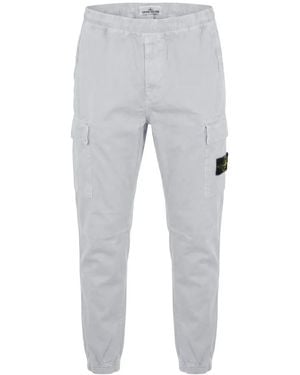 Stone Island Jogginghose Mit Logo-Patch - Grau