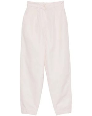Casey Casey Mili Hiroshi Belt-Loops Pants - White
