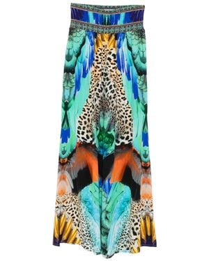 CAMILLA グラフィック パンツ - ブルー