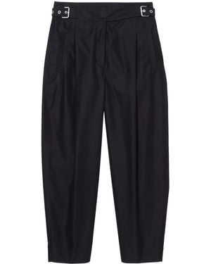 3.1 Phillip Lim Buckled Tapered Trousers - Blue
