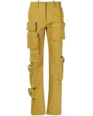 Off-White c/o Virgil Abloh Co Multipocket Straight-Leg Cargo Pants - Yellow