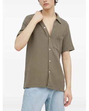 Samsøe & Samsøe Avan Pocket Textured Shirt - Natural