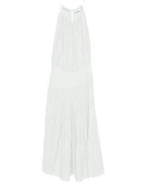 IRO Tiered Pleated Dress - White