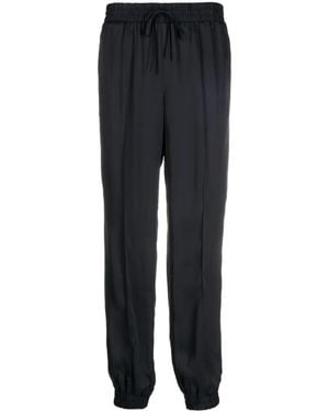 Jil Sander Drawstring Tapered Trousers For - Blue