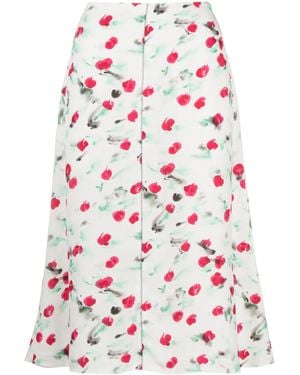 Marni Midi Skirt - White