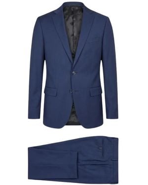 Luigi Bianchi Single-Breasted Suit - Blue