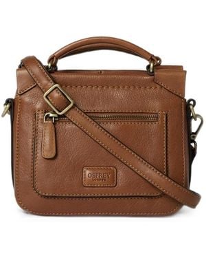 Osprey Leather Cross-Body Bag - Brown