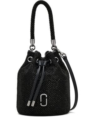 Marc Jacobs ザ ラインストーン ミニ バケット バッグ - ブラック