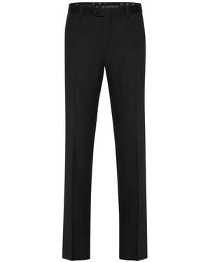 Billionaire Classic Pressed-Crease Tuxedo Trousers - Black
