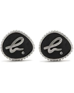 agnès b. Logo Earring - Black