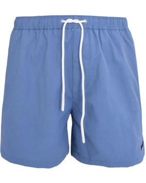 Stance Badeshorts mit Kordelzug - Blau