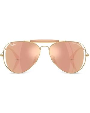 Ray-Ban Outdoorsman Pilot Sunglasses - Pink