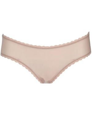 Laura Urbinati Ensemble De Lingerie En Tulle À Bords Festonnés - Pink