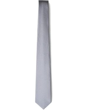 Franzese Collection Silk Tie - White