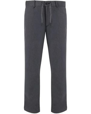 BOSS Drawstring Tapered-Fit Pants - Grey