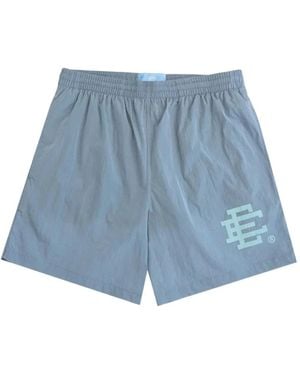Eric Emanuel Short De Bain À Logo Imprimé Ee - Bleu