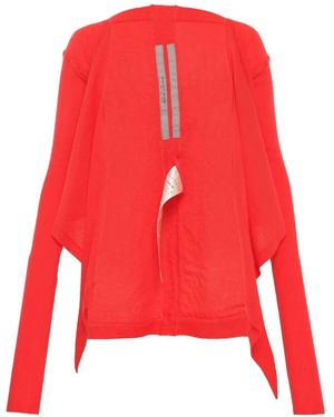 Rick Owens Crop Wrap Kasjmier Vest - Rood