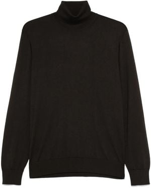 ZEGNA タートルネック セーター - ブラック