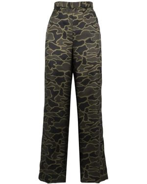 Aspesi Camouflage-Pattern Pants - Gray