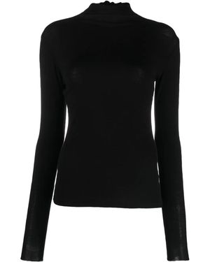 Filippa K フリル ハイネック プルオーバー - ブラック