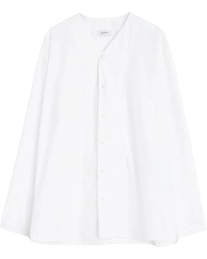 Lemaire V Neck Shirt - White