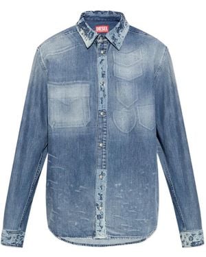 DIESEL D-Simply Shirt - Blue