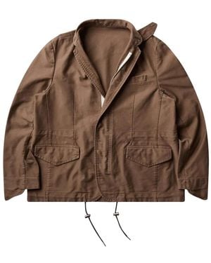 Sacai Zip-Fastening Jacket - Brown