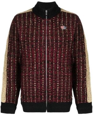 NAMESAKE Pistol Zip-Up Cardigan - Red
