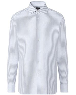 ZEGNA Striped Shirt - White