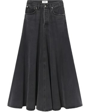Agolde Odin Pocket Long Skirt - Black