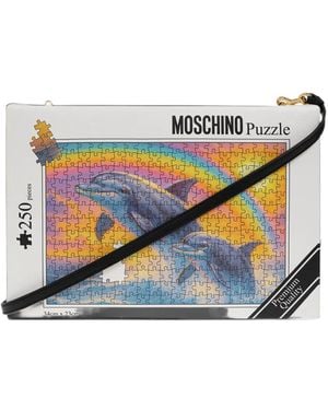 Moschino Puzzle Box Bag - Blue
