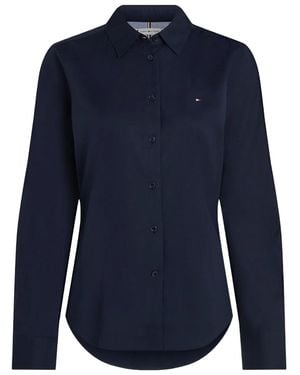 Tommy Hilfiger Buttoned Blouse - Blue