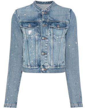MM6 by Maison Margiela Denim Jacket - Blue